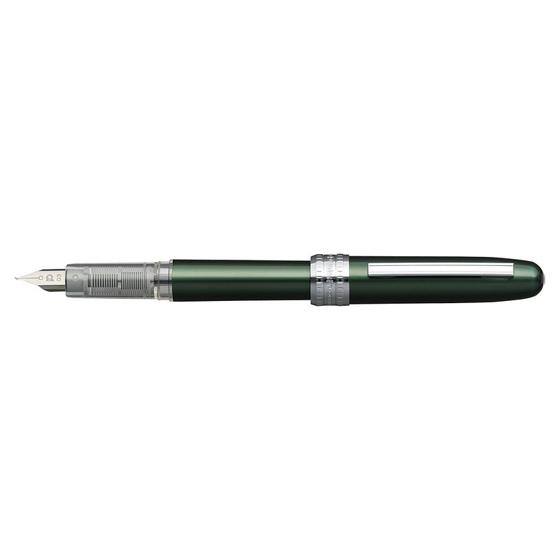 Platinum قلم حبر سائل بلاتينيوم، قلم بلايزر برأس رفيع، أخضر (PGB-1000-#41-F) - Image 2